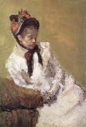 Mary Cassatt Portrait of artist oil on canvas